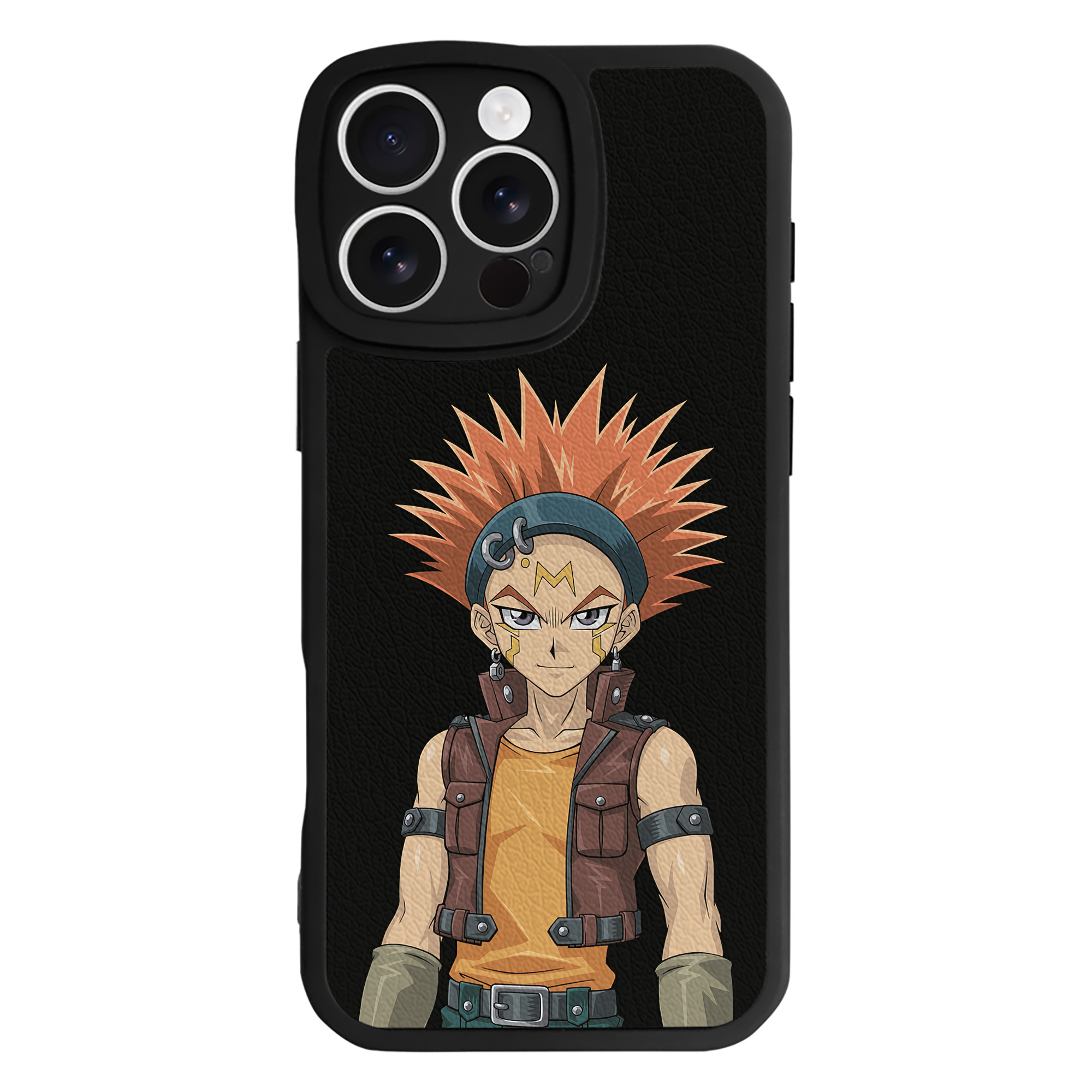 遊☆戯☆王 Yu-Gi-Oh! 【iPhone 16シリーズ対応】シリコンスマホケース（レザー調） 材質：シリコン